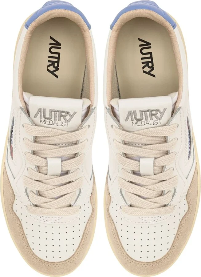 Medalist Low Leat Suede Wht Drblue - Image 5