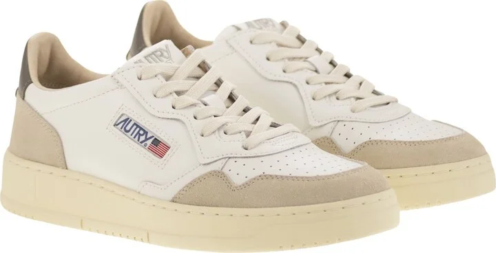 Medalist Low - Leather And Suede Sneakers - Image 4