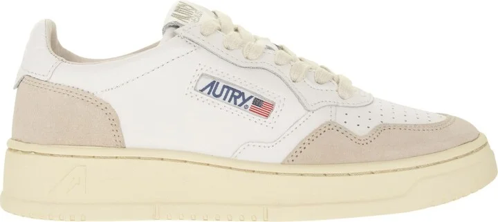 Medalist Low - Leather And Suede Sneakers