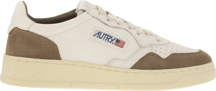 Medalist Low - Leather And Suede Sneakers