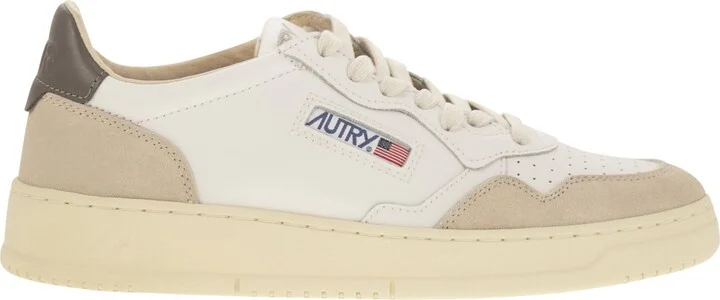 Medalist Low - Leather And Suede Sneakers