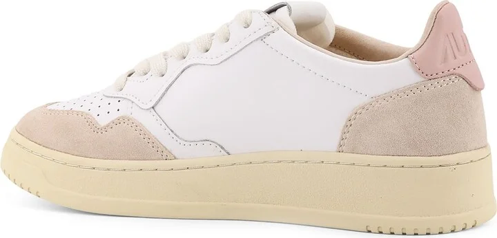 Medalist Low Leather Low-top Sneakers With Suede Inserts - Image 3