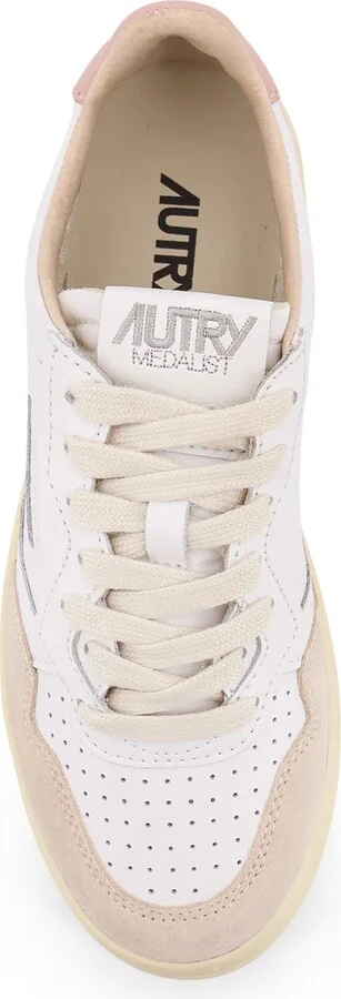 Medalist Low Leather Low-top Sneakers With Suede Inserts - Image 5