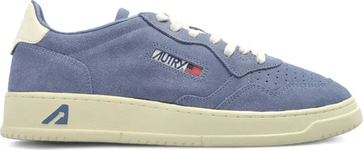 Medalist Low perforated suede sneakers