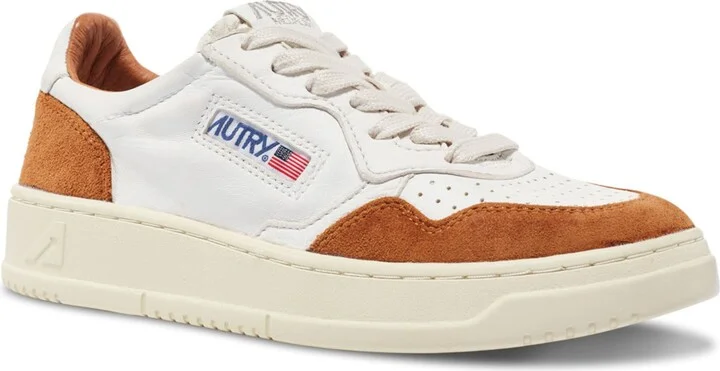 WHITE/ CARAMEL GOAT/ SUEDE