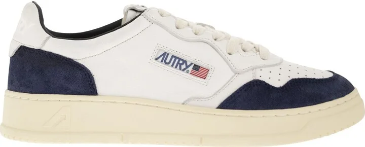 Medalist Low - Sneakers In Goatskin And Suede