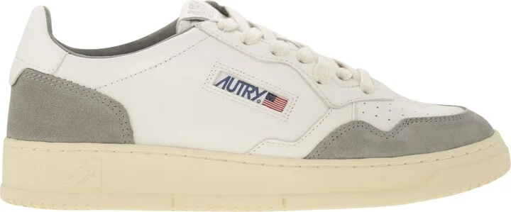 Medalist Low - Sneakers In Goatskin And Suede