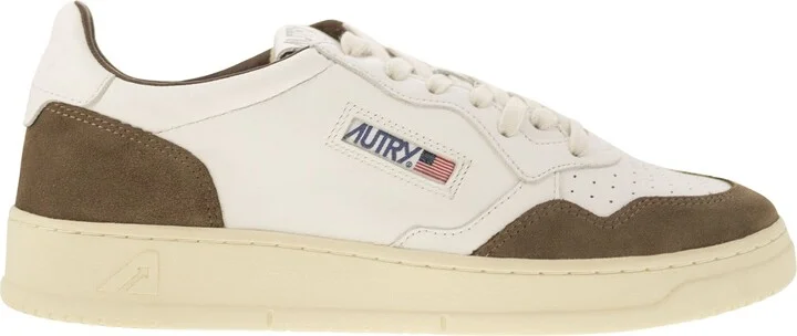 Medalist Low - Sneakers In Goatskin And Suede