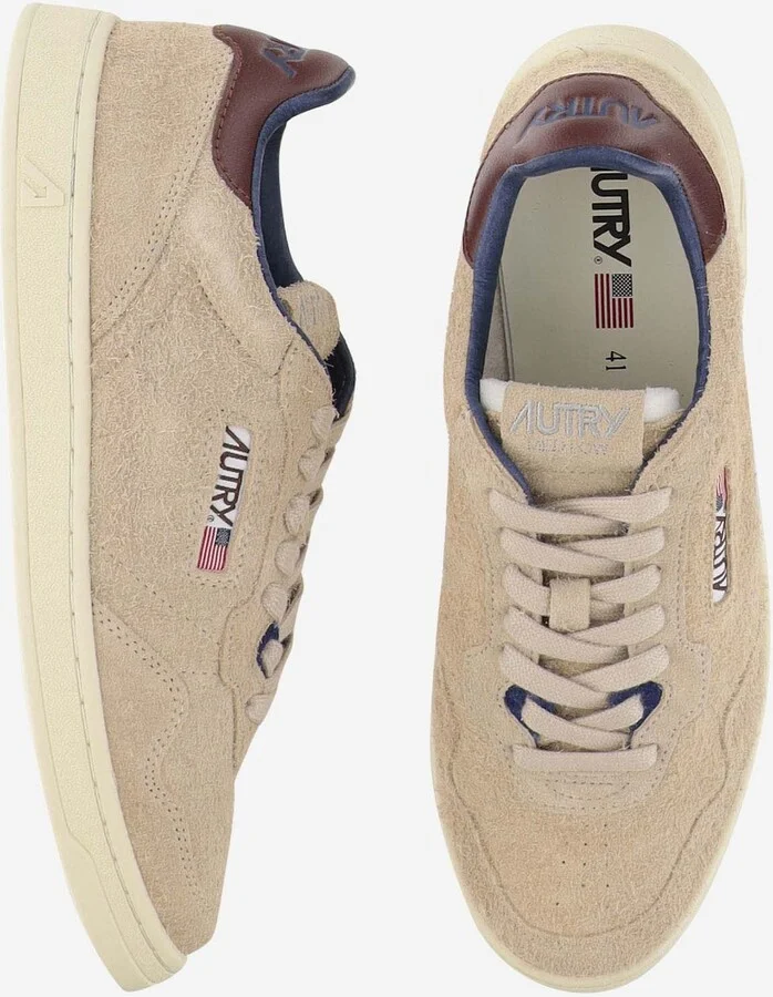 Medalist Low Sneakers In Suede Hair Sand Effect - Image 2