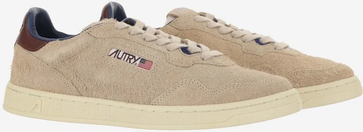 Medalist Low Sneakers In Suede Hair Sand Effect - Image 3