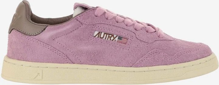 Medalist Low Sneakers In Suede Hair Sand Effect