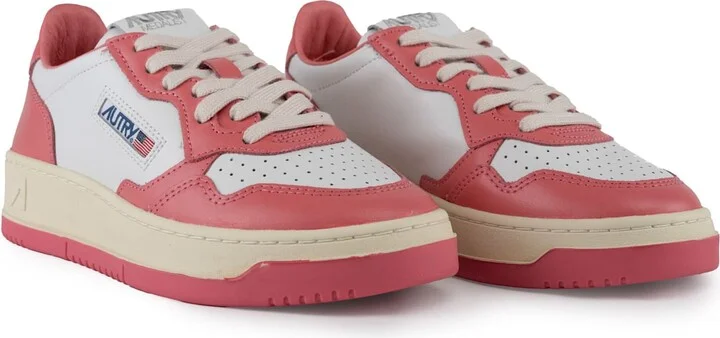 Medalist Low Sneakers In Two-tone Leather - Image 4