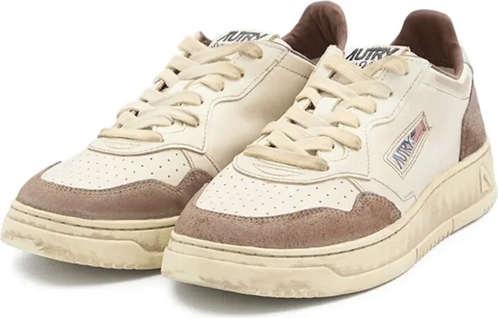Medalist Low suede-insert leather sneakers - Image 2