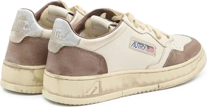Medalist Low suede-insert leather sneakers - Image 4