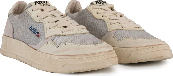 Medalist Low Super Vintage Sneakers In Leather And Mesh - Image 4
