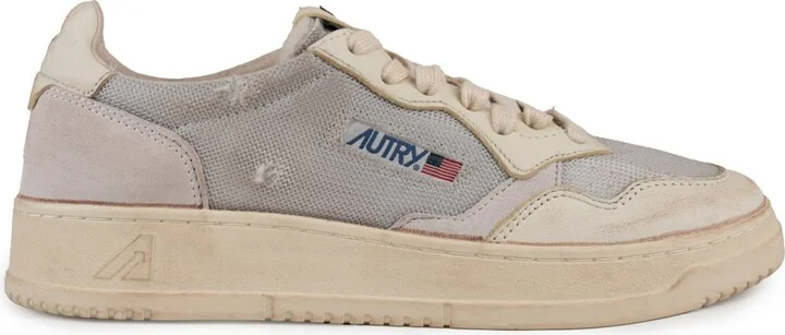 Medalist Low Super Vintage Sneakers In Leather And Mesh
