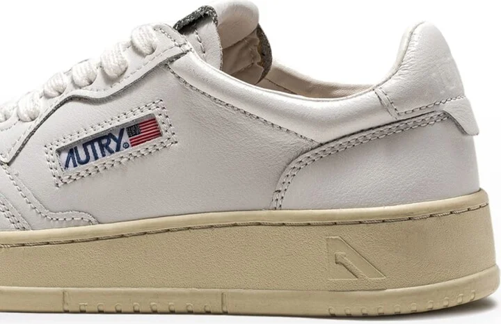 Medalist Low-Top Bicolor Leather Sneakers - Image 2
