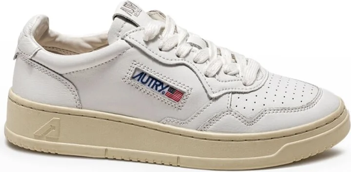 Medalist Low-Top Bicolor Leather Sneakers - Image 4