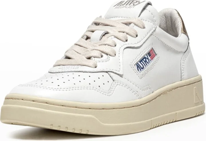 Medalist Low-Top Bicolor Leather Sneakers - Image 6