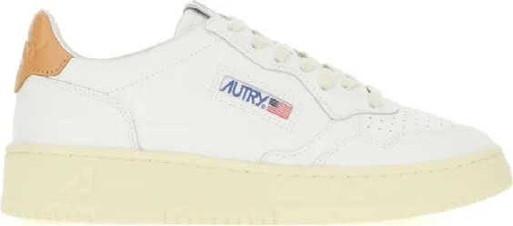 Medalist Low-Top White Leather Sneakers