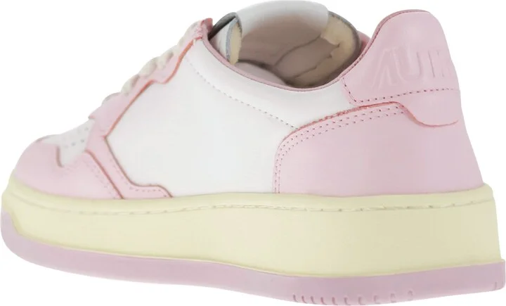 Medalist Low - Two-tone Leather Sneakers - Image 3
