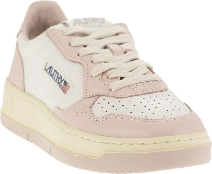 Medalist Low - Two-tone Leather Sneakers - Image 2