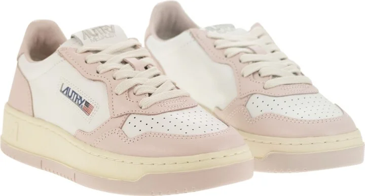 Medalist Low - Two-tone Leather Sneakers - Image 4