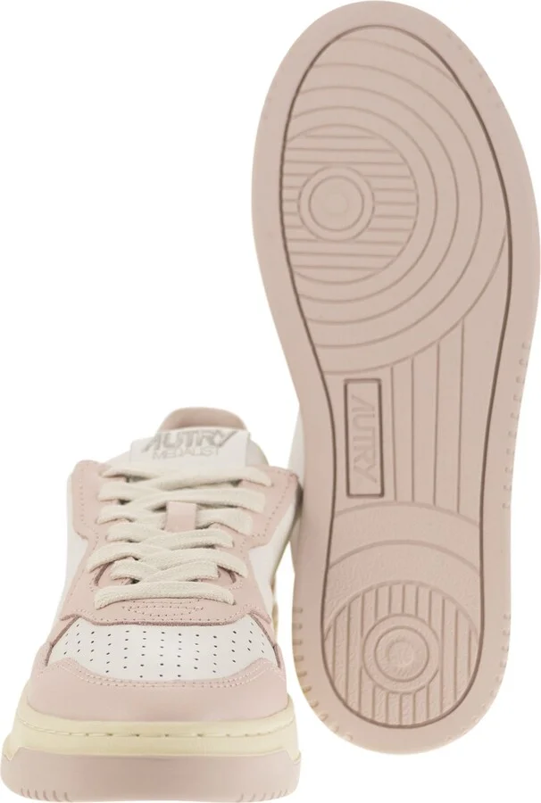 Medalist Low - Two-tone Leather Sneakers - Image 5