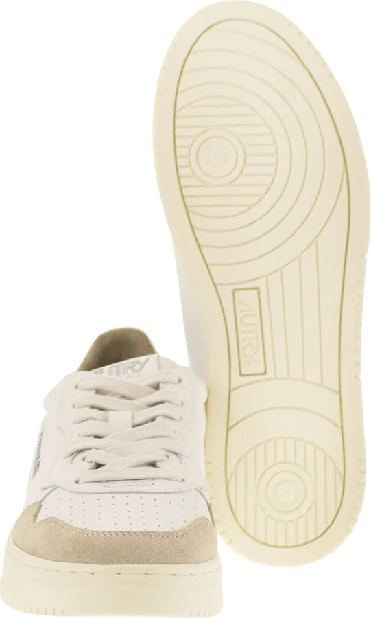 Medalist Low - Two-tone Leather Sneakers - Image 5