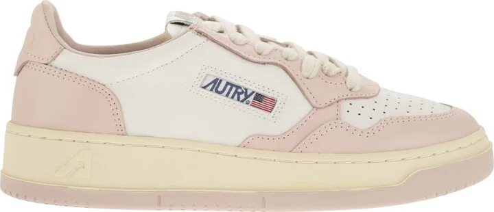 Medalist Low - Two-tone Leather Sneakers