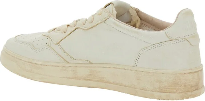 'Medalist Low' White Low Sneakers With Logo Detail In Leather Man - Image 3