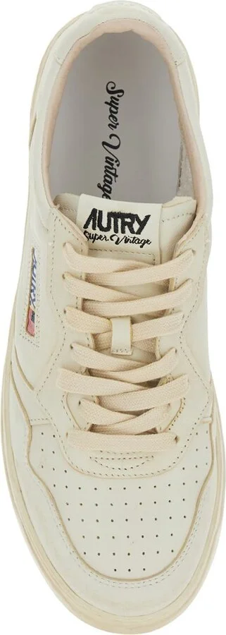 'Medalist Low' White Low Sneakers With Logo Detail In Leather Man - Image 4