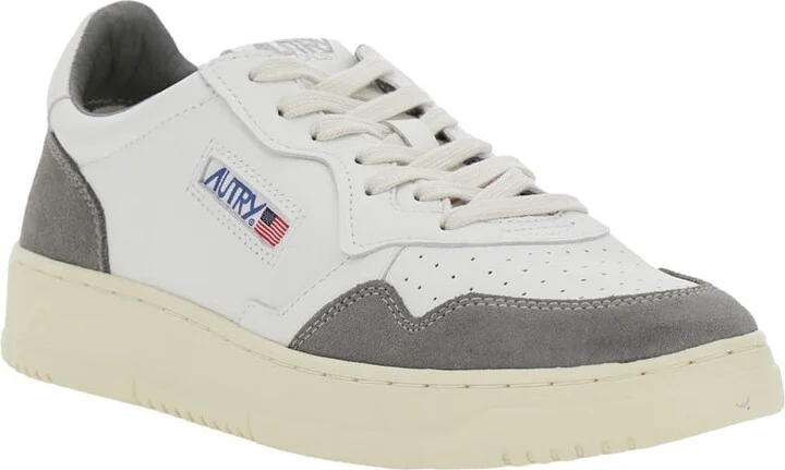 'medalist Low' White Low Top Sneakers With Side Logo Detail In Leather Man - Image 2