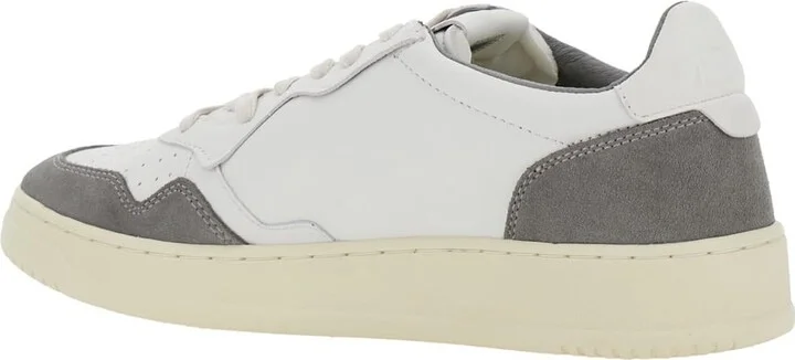 'medalist Low' White Low Top Sneakers With Side Logo Detail In Leather Man - Image 3