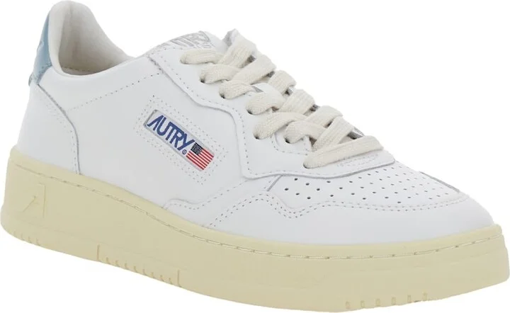 'medalist Low' White Sneakers With Logo Detail And Heel Tab In Leather Woman - Image 2