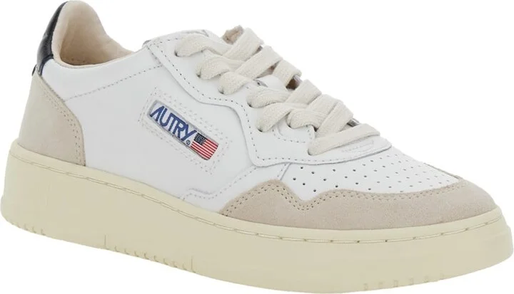 'medalist Low' White Sneakers With Logo Detail And Heel Tab In Leather Woman - Image 2