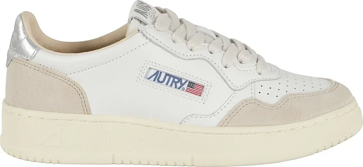 Suede White Silver