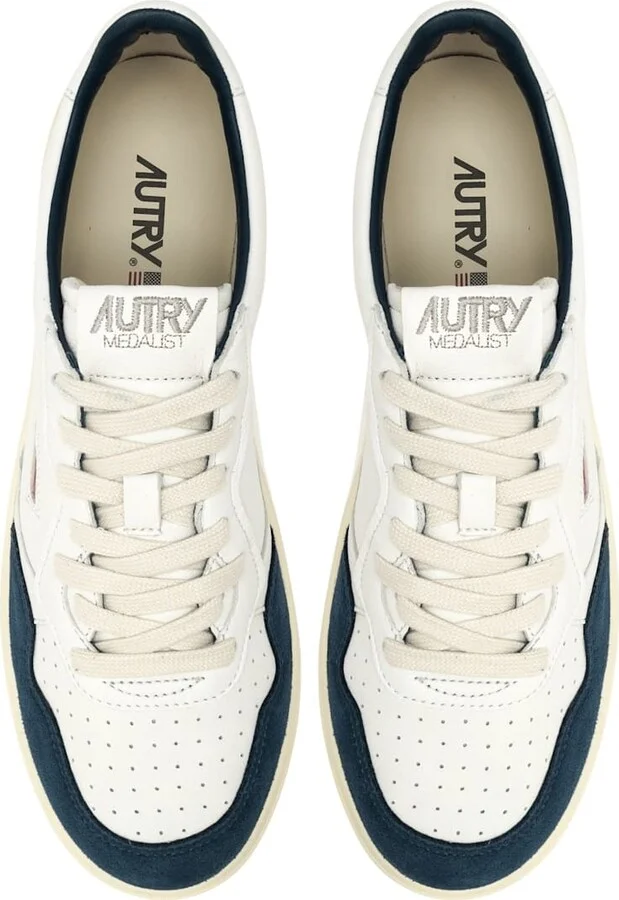 Medalist Lowgoat Suede Wht Capri - Image 5