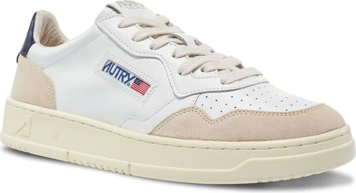Medalist Lowleat Suede Wht Blue - Image 2