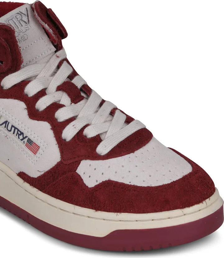 Medalist Mid Sneakers In Hair-effect Suede - Image 3