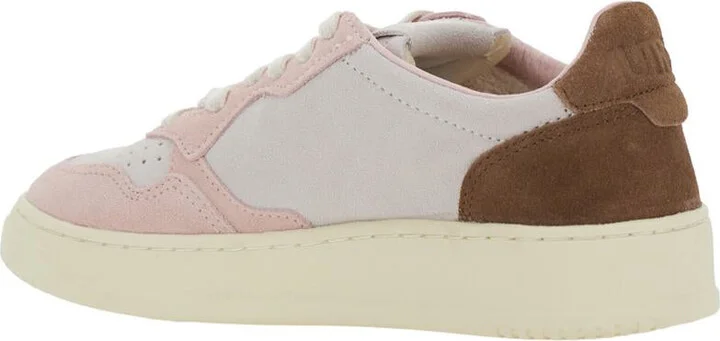 'Medalist' Multicolor Low Top Sneakers With Logo Detail In Leather And Suede Woman - Image 3
