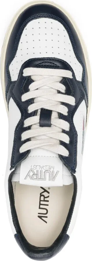 Medalist panelled leather sneakers - Image 4