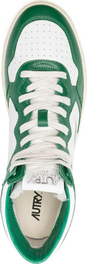 Medalist panelled leather sneakers - Image 4