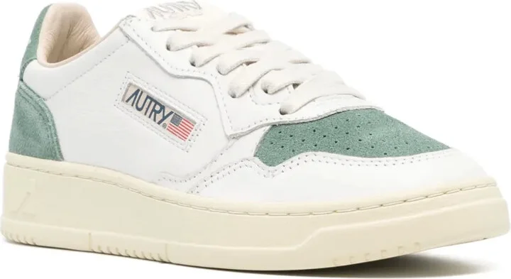 Medalist panelled leather sneakers - Image 2