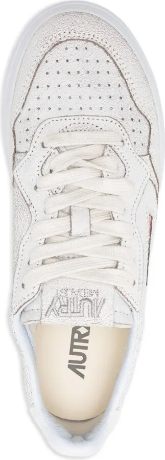 Medalist perforated leather sneakers - Image 4