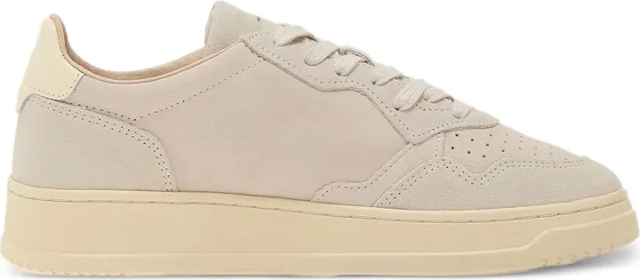 Medalist perforated suede sneakers
