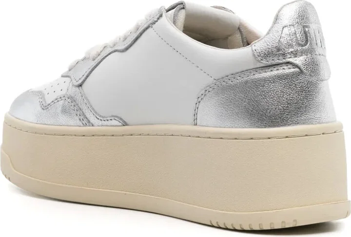 Medalist platform leather sneakers - Image 3