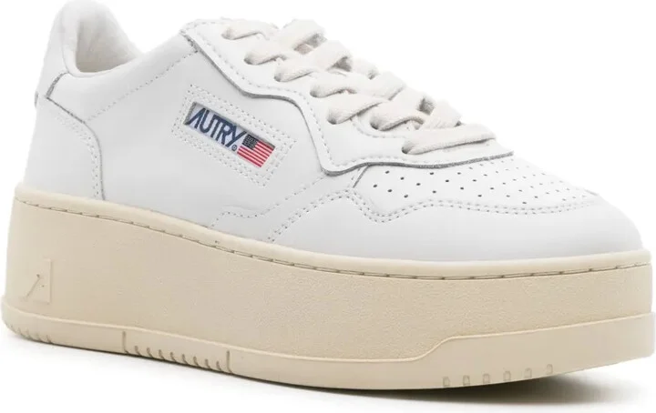 Medalist platform leather sneakers - Image 2