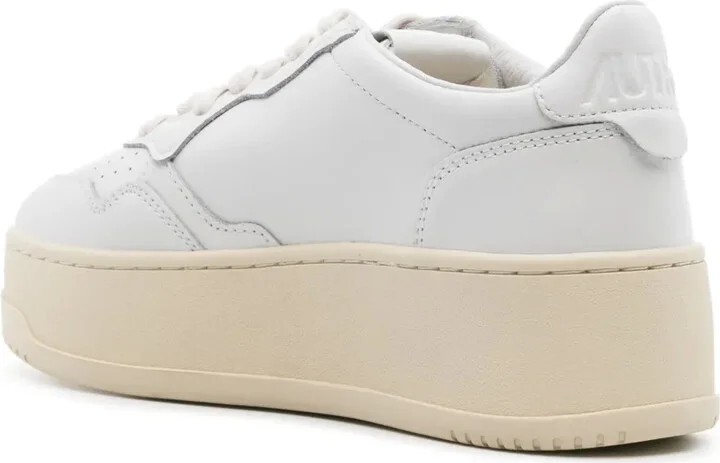 Medalist platform leather sneakers - Image 3
