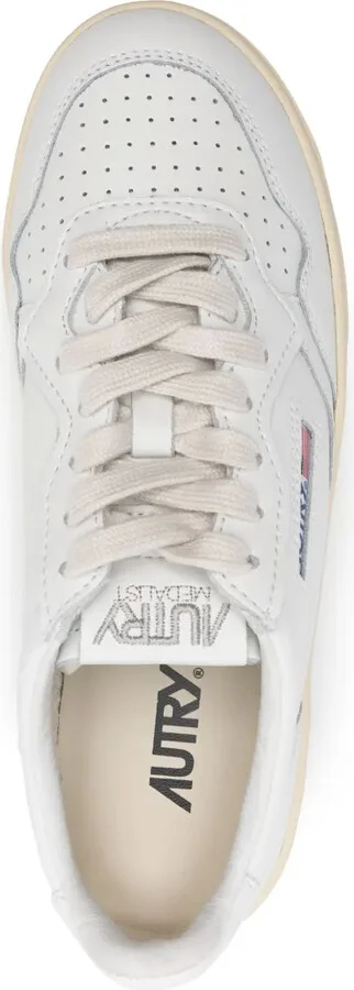 Medalist platform leather sneakers - Image 4